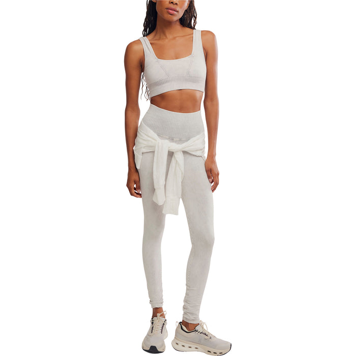Free People Square Neck Good Karma Bra - Women's Ice Grey