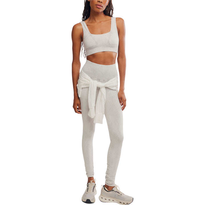 Free People Square Neck Good Karma Bra - Women's Ice Grey