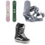 Arbor Cadence Snowboard + Acacia Snowboard Bindings + Vans Hi Standard OG Snowboard Boots - Women's 2026