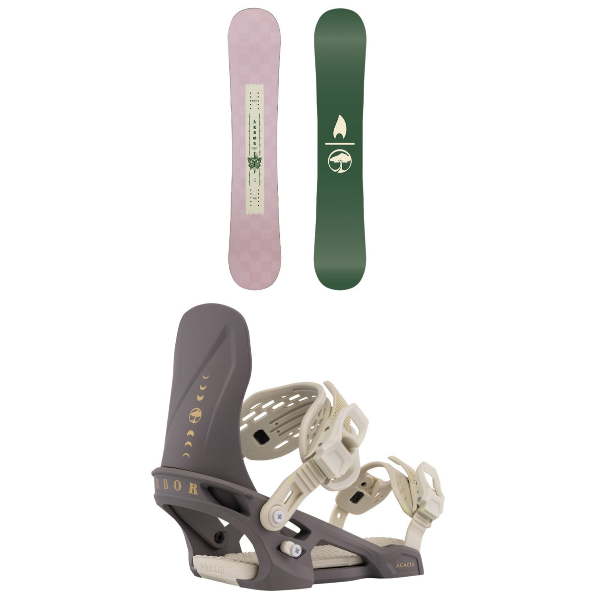 Arbor Cadence Snowboard + Acacia Snowboard Bindings - Women's 2026