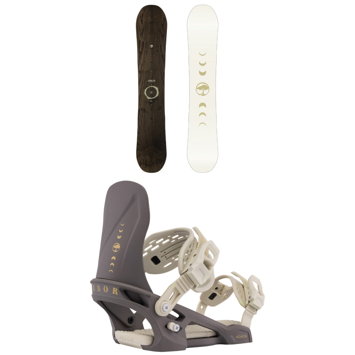 Arbor Mantra Snowboard + Acacia Snowboard Bindings - Women's 2026