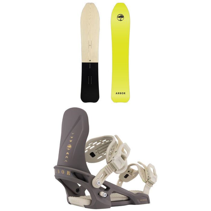 Arbor Madre Snowboard + Acacia Snowboard Bindings - Women's 2026