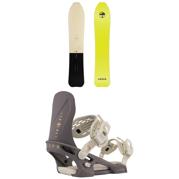 Arbor Madre Snowboard + Acacia Snowboard Bindings - Women's 2026
