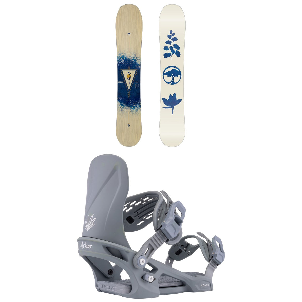 Arbor Veda Snowboard + Acacia Snowboard Bindings - Women's 2026