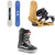 Arbor Metal Machine Decon Snowboard + Spruce Snowboard Bindings + Vans Hi Standard OG Snowboard Boots 2026