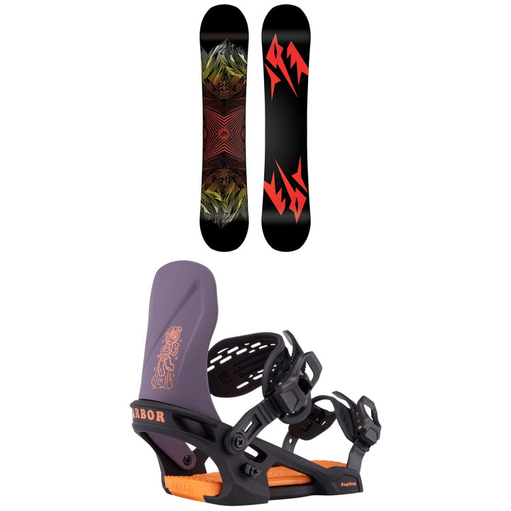 Jones Ultra Prodigy Snowboard + Arbor Sapling Snowboard Bindings - Kids' 2026