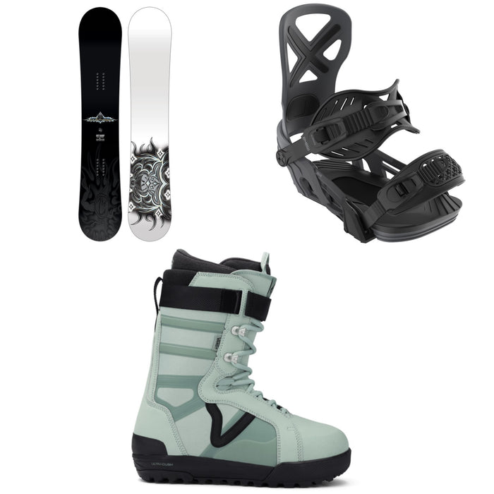 Lib Tech Off Ramp C3 Snowboard + Bent Metal Anvil Snowboard Bindings + Vans Hi-Standard Pro Snowboard Boots 2026