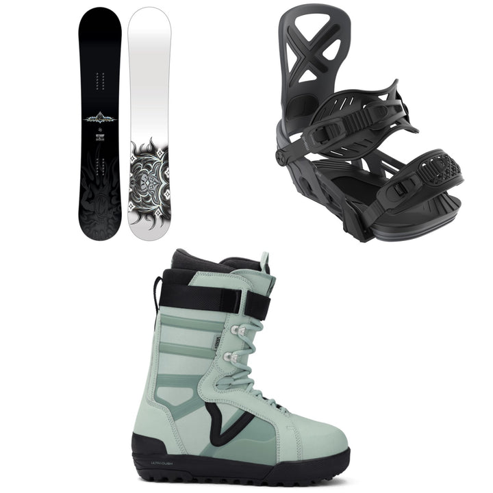 Lib Tech Off Ramp C3 Snowboard + Bent Metal Anvil Snowboard Bindings + Vans Hi-Standard Pro Snowboard Boots 2026