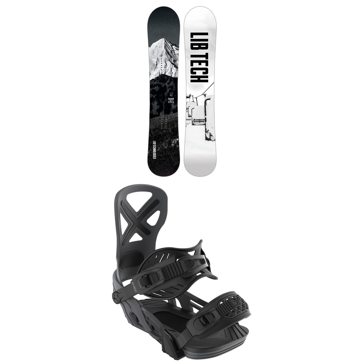 Lib Tech Cold Brew C2 Snowboard + Bent Metal Anvil Snowboard Bindings 2026