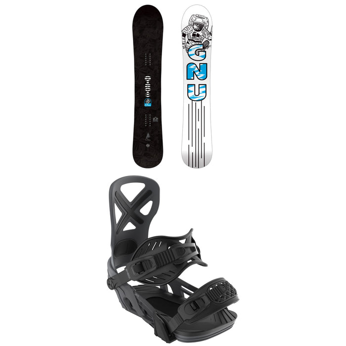 GNU Antigravity C3 Snowboard + Bent Metal Anvil Snowboard Bindings 2026