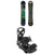 GNU Finest Asym C2X Snowboard + Bent Metal Anvil Snowboard Bindings 2026