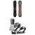 Ride Benchwarmer Snowboard + Drone Snowboard Bindings 2026
