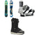 Ride Moderator Snowboard + Drone Snowboard Bindings + Lasso Pro Snowboard Boots 2026