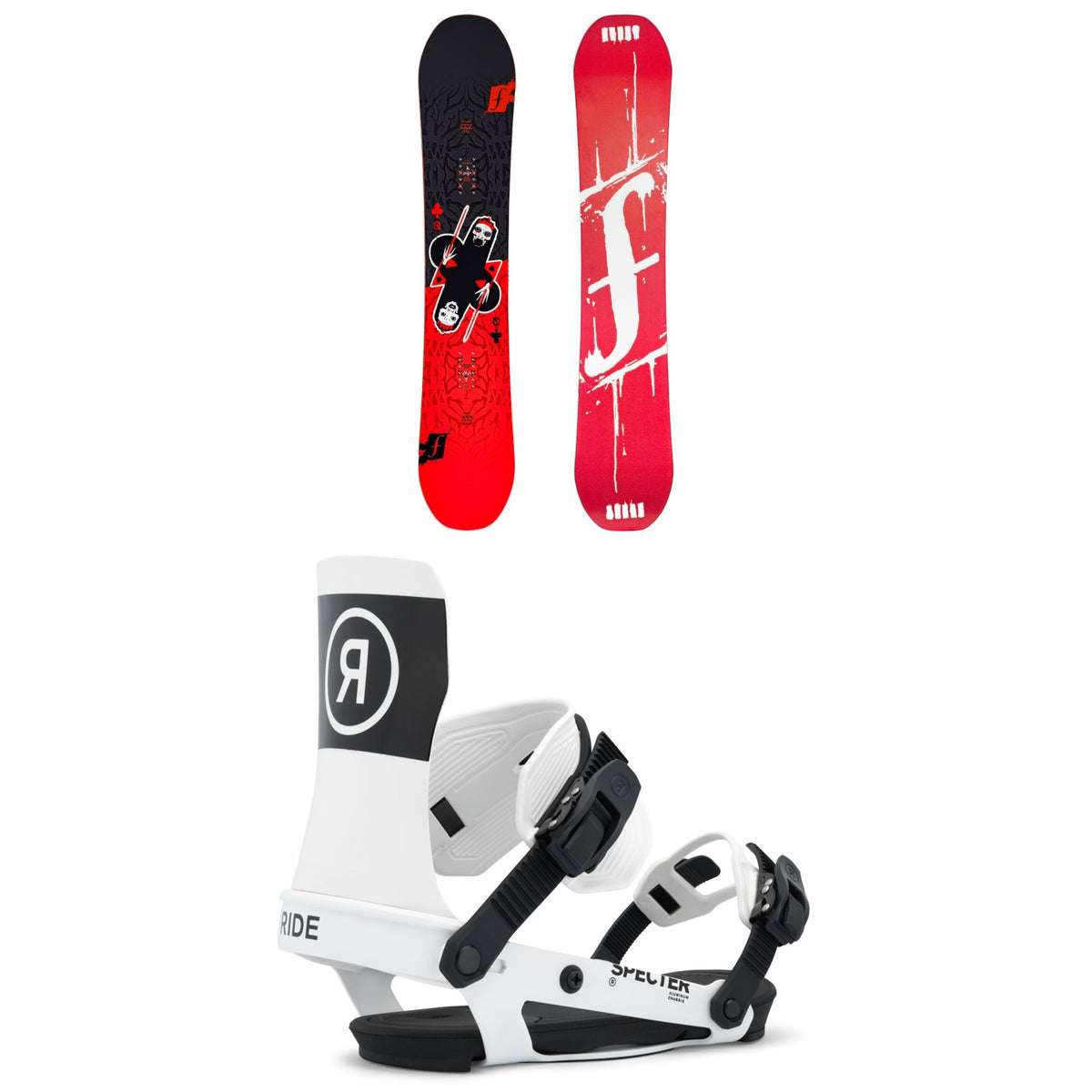 Forum Destroyer Snowboard + Ride Specter Snowboard Bindings 2026