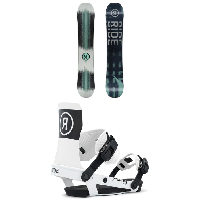 Ride Manic Snowboard + Specter Snowboard Bindings 2026