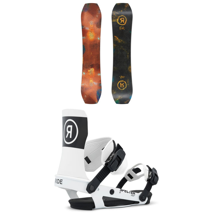 Ride Twinpig Snowboard + Specter Snowboard Bindings 2026