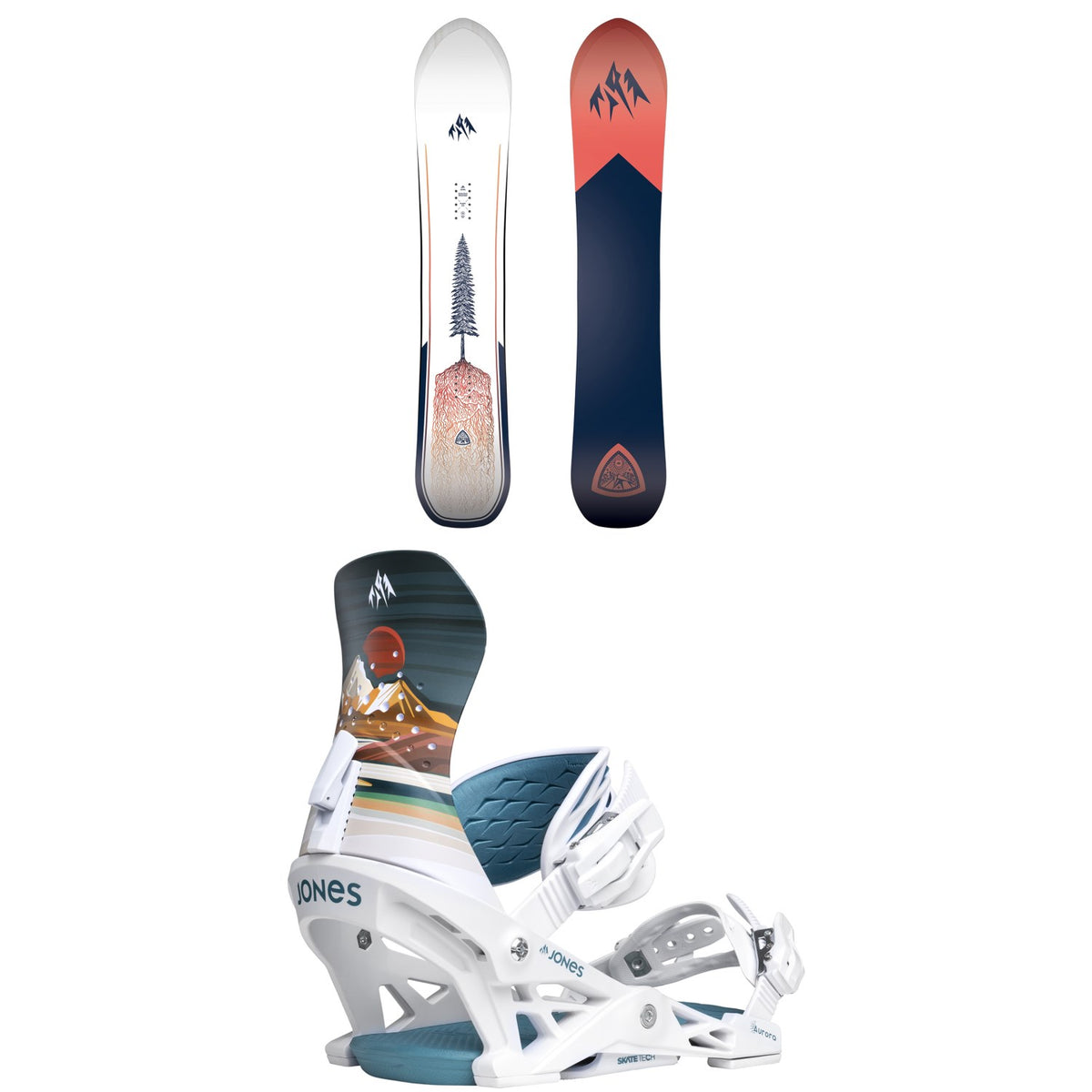 Jones Dream Weaver 2.0 Snowboard + Aurora Snowboard Bindings - Women's 2026