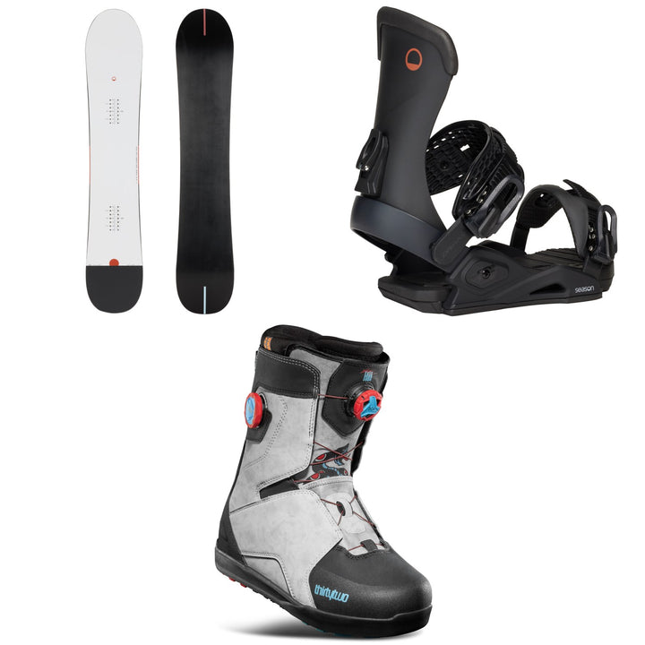 Season Lolo Snowboard + Meld Snowboard Bindings + thirtytwo Lashed Double Boa Snowboard Boots 2026