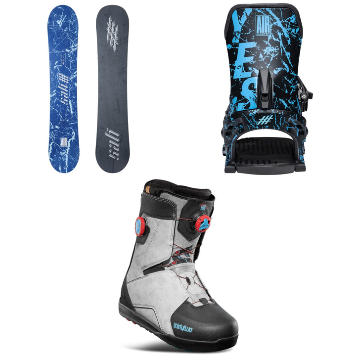 Yes. Airmaster 3D Snowboard + Airmaster Snowboard Bindings + thirtytwo Lashed Double Boa Snowboard Boots 2026