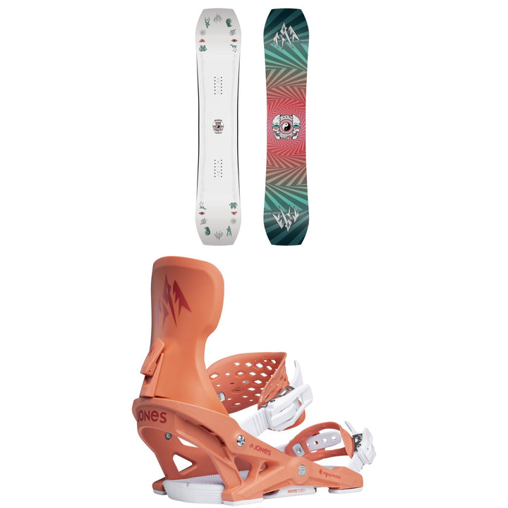 Jones Tweaker Snowboard + Equinox Snowboard Bindings - Women's 2026