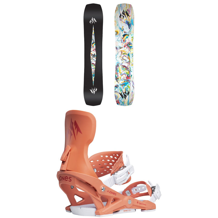 Jones Mind Expander Twin Snowboard + Equinox Snowboard Bindings - Women's 2026