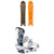 Nitro FinTwin Snowboard + Fate Snowboard Bindings - Women's 2026