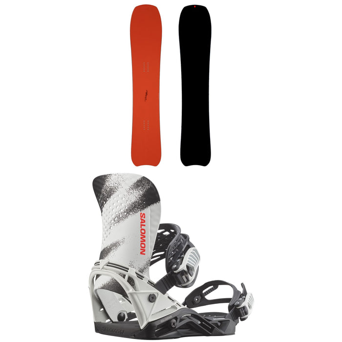 Gentemstick Giant Mantaray Snowboard + Salomon Hologram Snowboard Bindings 2026