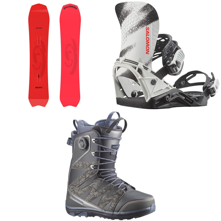 Salomon Dancehaul Snowboard + Hologram Snowboard Bindings  + X Approach Lace SJ Boa Snowboard Boots 2026
