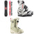 Salomon No Drama Snowboard + Hologram Snowboard Bindings  + Ivy BOA SJ Snowboard Boots - Women's 2026