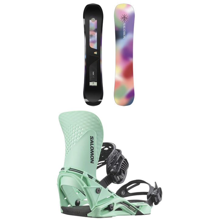 Salomon Wonder Snowboard + Hologram Snowboard Bindings - Women's 2026
