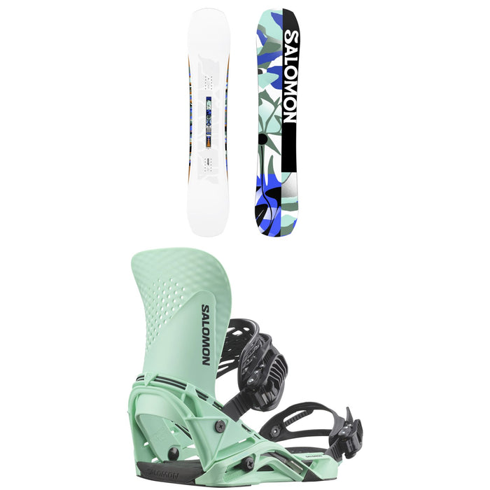 Salomon Rumble Fish Snowboard + Hologram Snowboard Bindings - Women's 2026