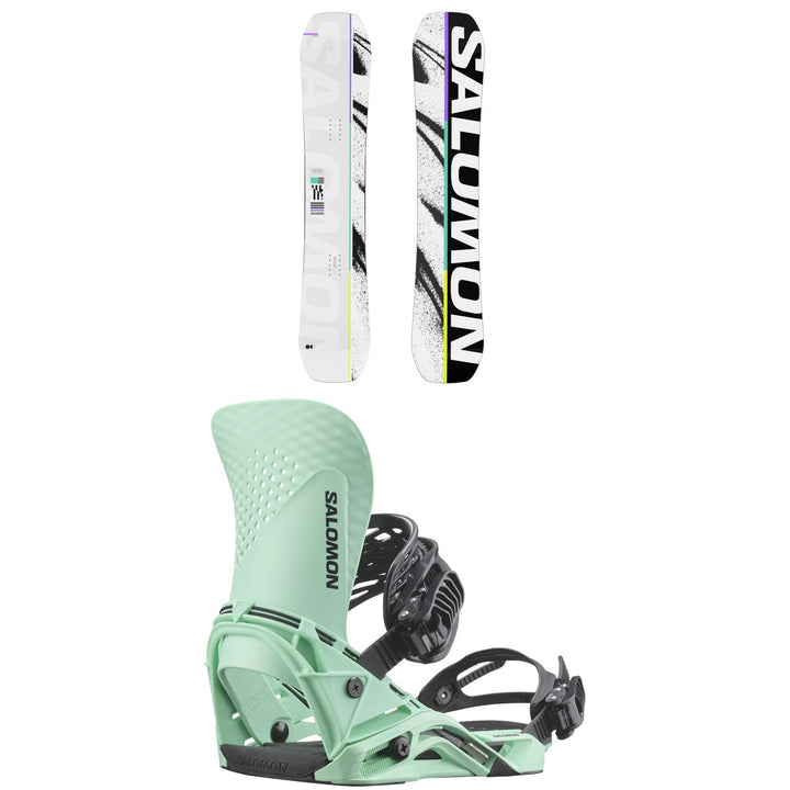 Salomon Huck Knife Snowboard + Hologram Snowboard Bindings 2026