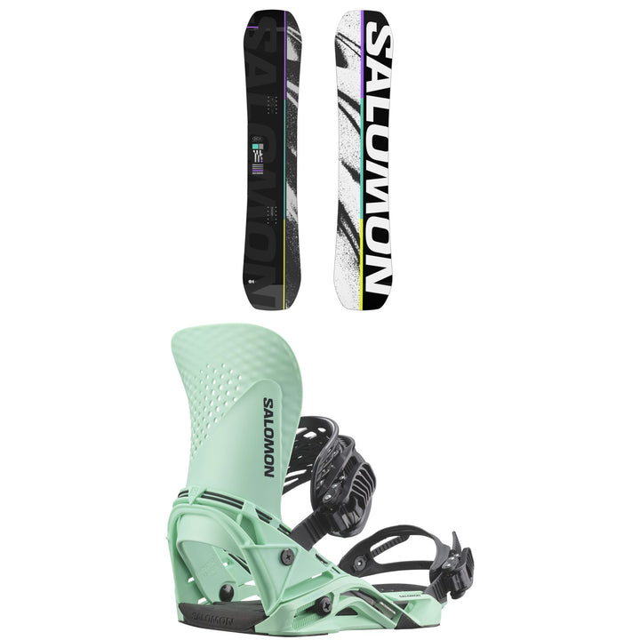 Salomon Huck Knife Pro Snowboard + Hologram Snowboard Bindings 2026
