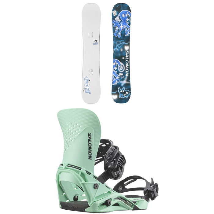 Salomon Abstract Snowboard + Hologram Snowboard Bindings 2026