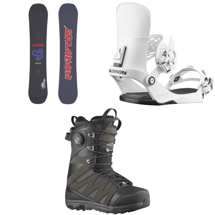 Salomon Sleepwalker Snowboard + EDB Snowboard Bindings + X Approach Lace SJ Boa Snowboard Boots 2026