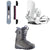 Salomon Kickback Snowboard + EDB Snowboard Bindings + X Approach Lace SJ Boa Snowboard Boots 2026