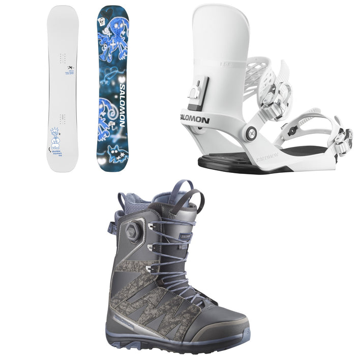 Salomon Abstract Snowboard + EDB Snowboard Bindings + X Approach Lace SJ Boa Snowboard Boots 2026