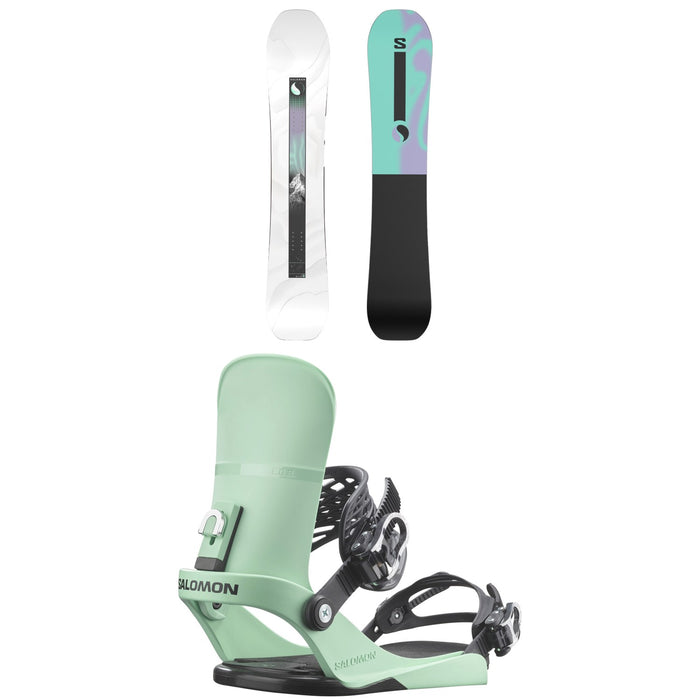 Salomon Bliss X Snowboard + EDB Snowboard Bindings - Women's 2026