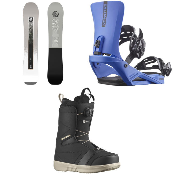 Salomon Sight Snowboard + Rhythm Snowboard Bindings + Faction Boa Snowboard Boots 2026