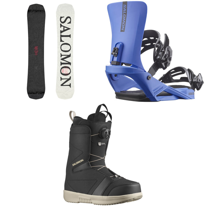 Salomon Craft Snowboard + Rhythm Snowboard Bindings + Faction Boa Snowboard Boots 2026