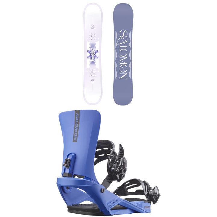 Salomon Lotus Snowboard + Rhythm Snowboard Bindings - Women's 2026