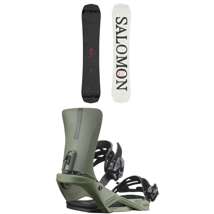 Salomon Craft Snowboard + Rhythm Snowboard Bindings 2026