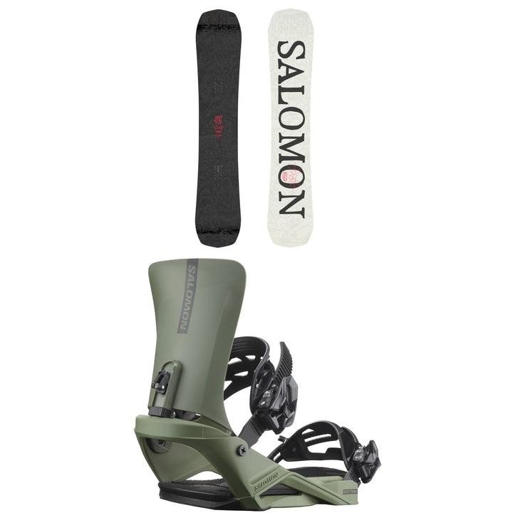 Salomon Craft Snowboard + Rhythm Snowboard Bindings 2026