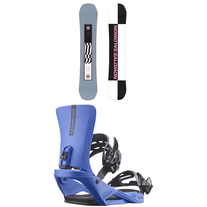 Salomon Kickback Snowboard + Rhythm Snowboard Bindings 2026