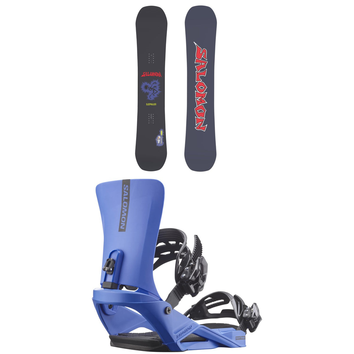 Salomon Sleepwalker Snowboard + Rhythm Snowboard Bindings 2026