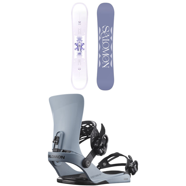 Salomon Lotus Snowboard + EDB X Snowboard Bindings - Women's 2026