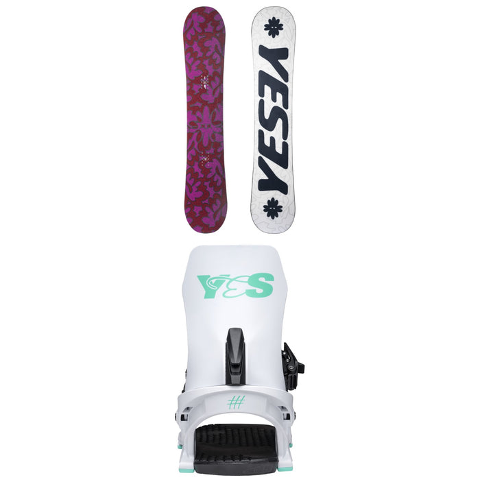 Yes. Frenzy Snowboard + Rebel Snowboard Bindings - Women's 2026
