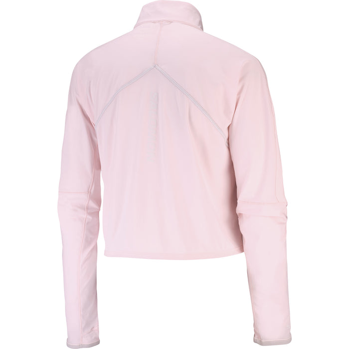 Salomon Sense Aero Hybrid Crop Pullover - Women's Icy Pink