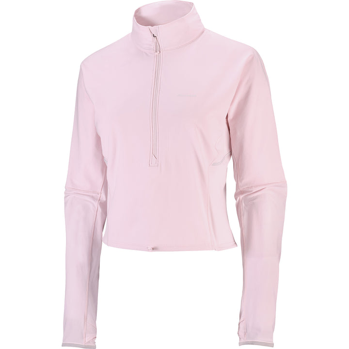 Salomon Sense Aero Hybrid Crop Pullover - Women's Icy Pink