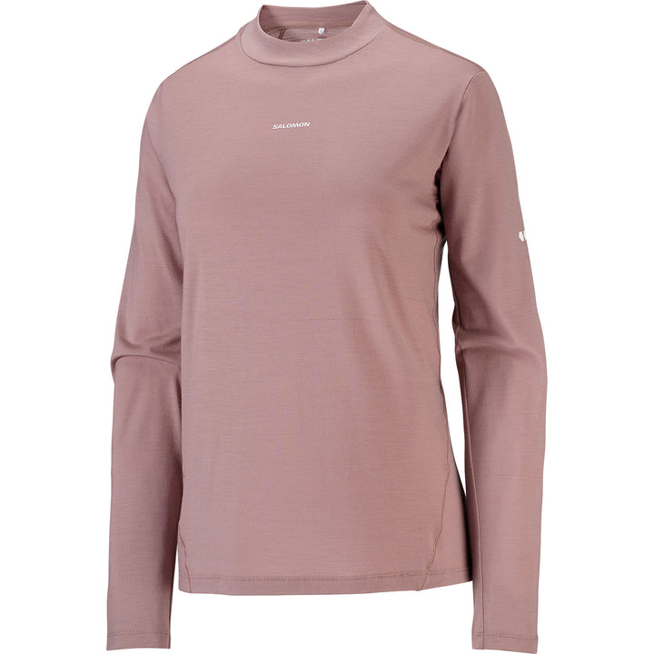 Salomon Sense Merino Long-Sleeve T-Shirt - Women's Antler